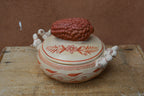 Bird Clay Bowl ~ with lid