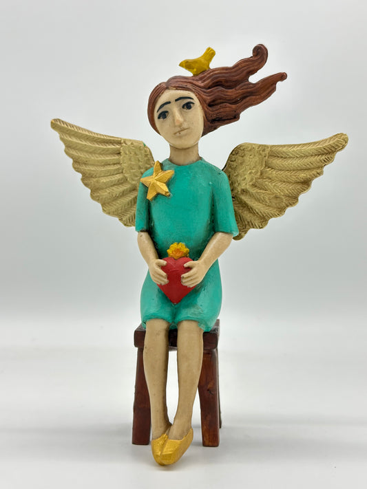 Angel with heart ~ two versions