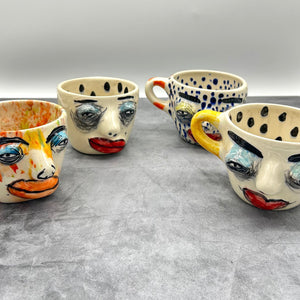 Face Mugs ~ Porcelain