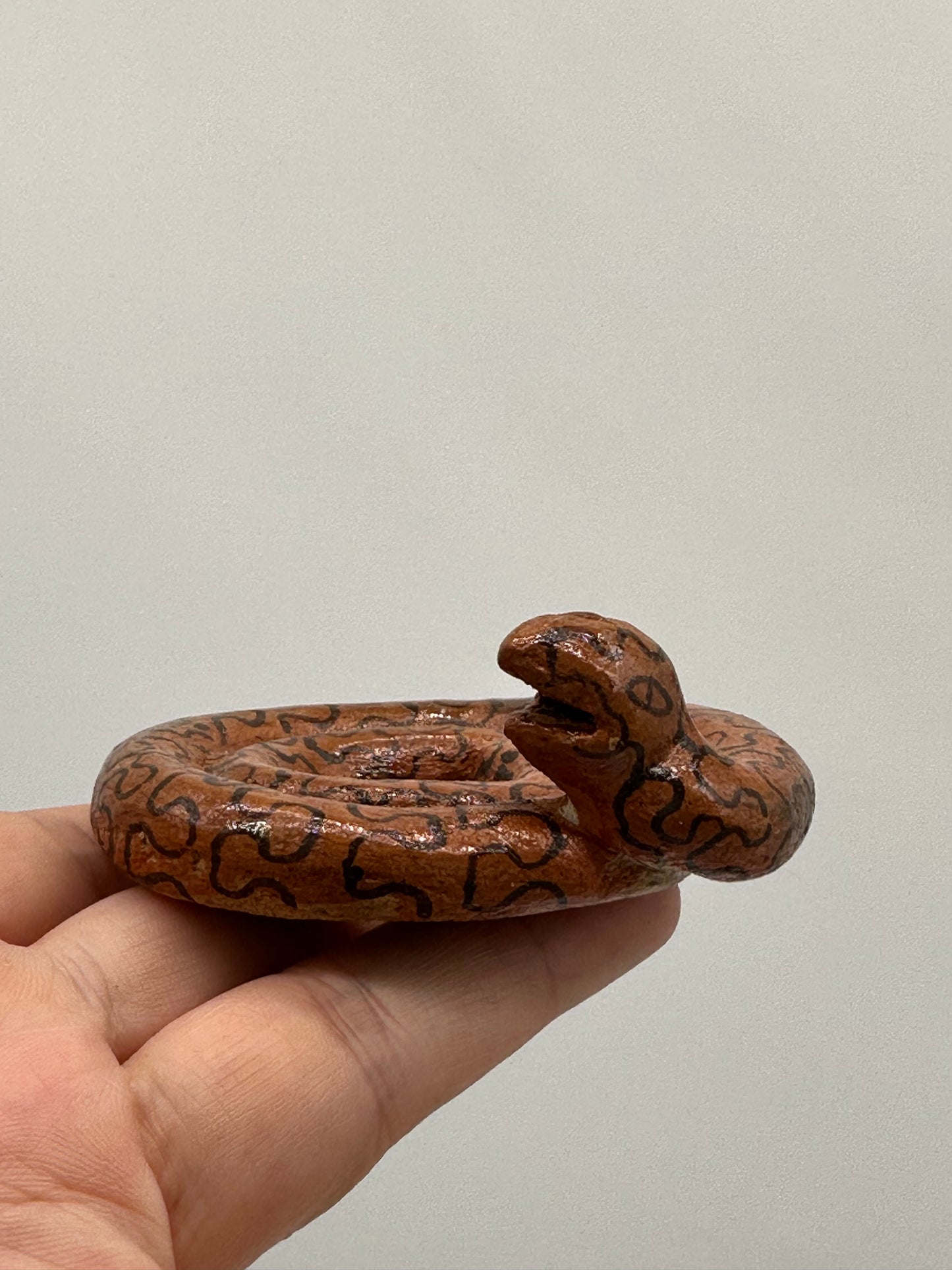 Shipibo Ceramic snake