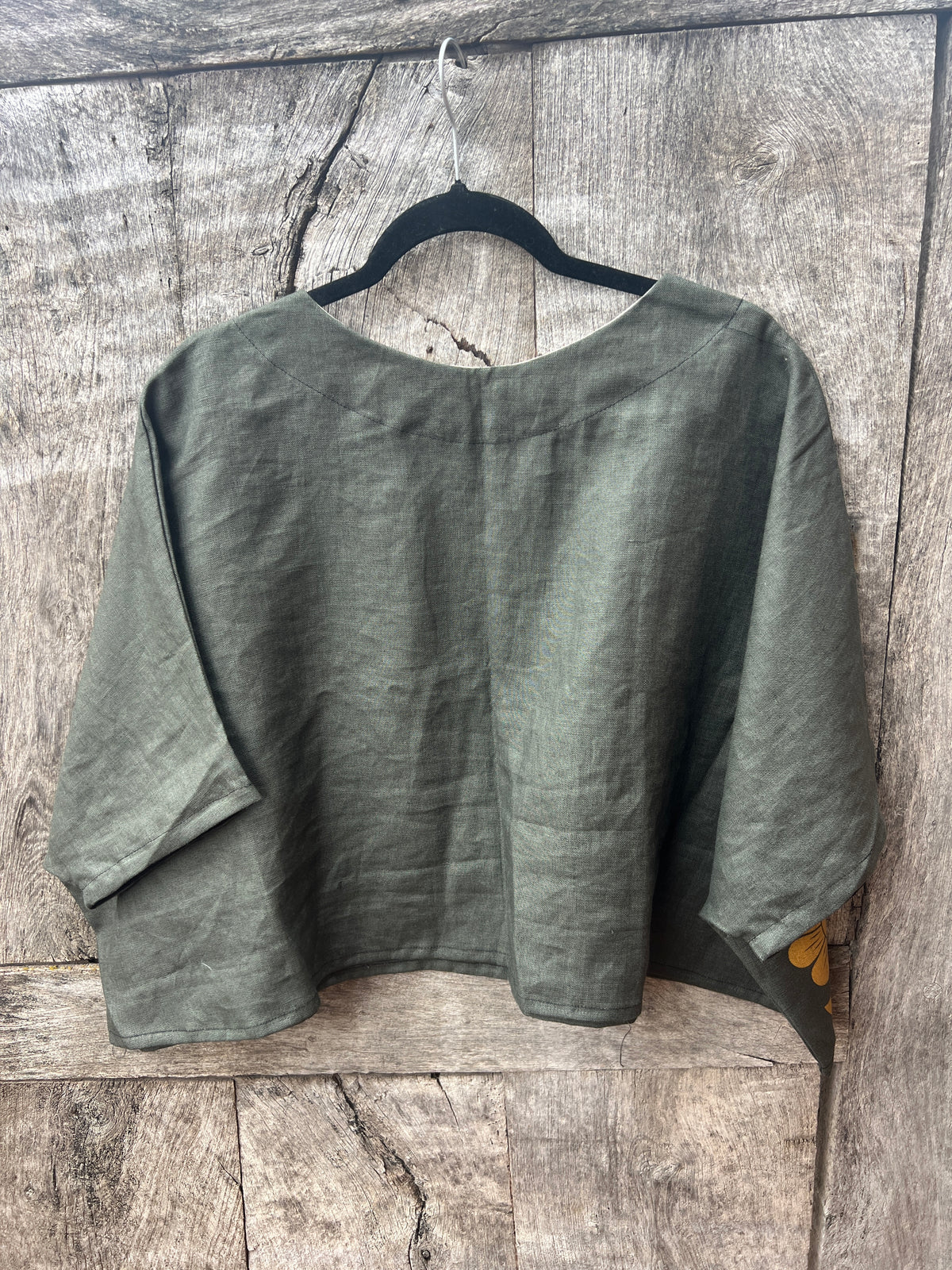 Screenprinted Draped Top • One Size Fits All