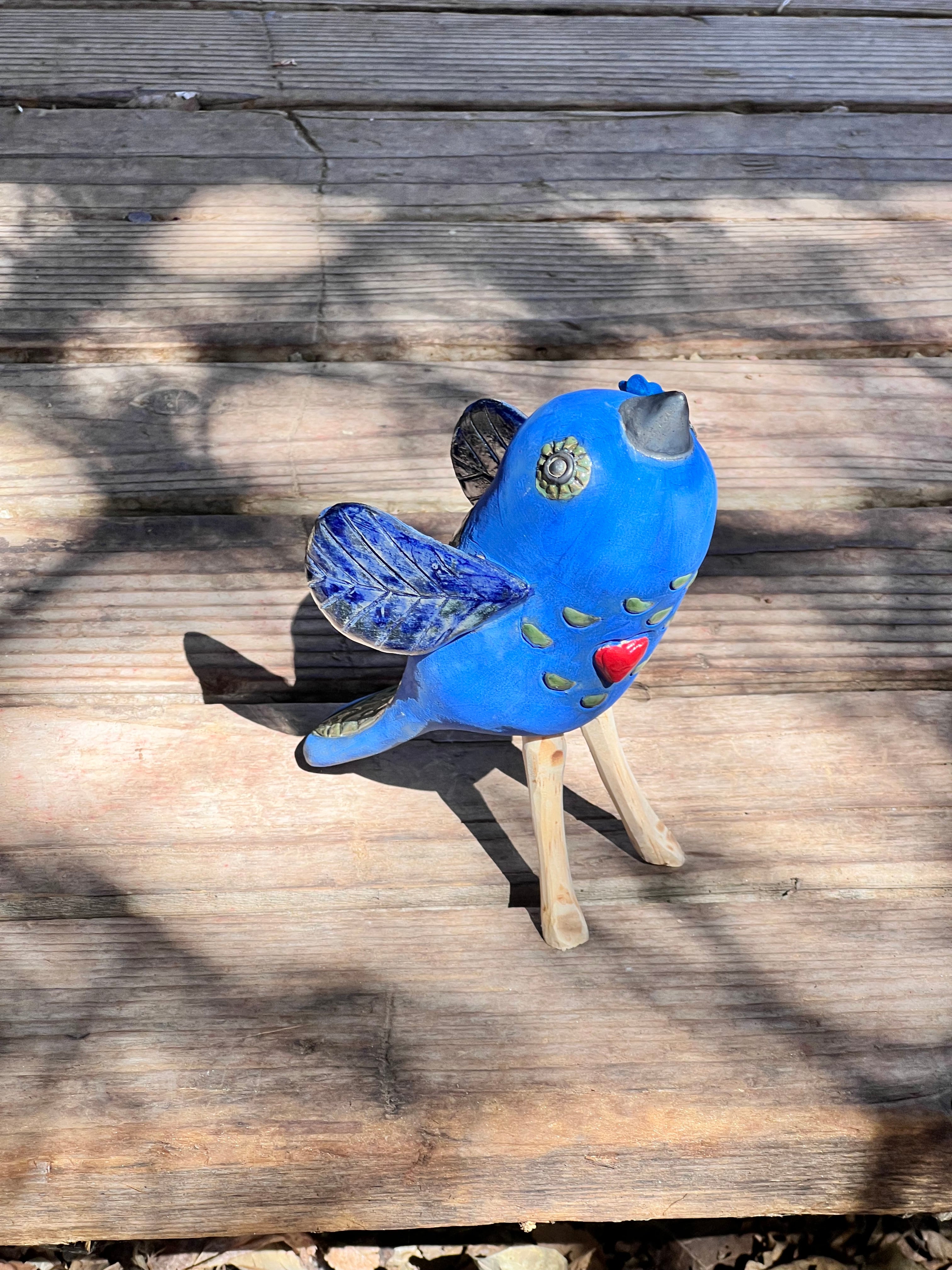 Blue Bird Sitting
