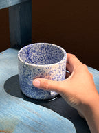 Blue Speckled - Ceramic Thumb Cup