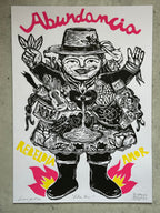 Abundancia - Ekeka - Lino Print