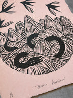 Paraiso Andino - Lino Print 11.5" x 15"