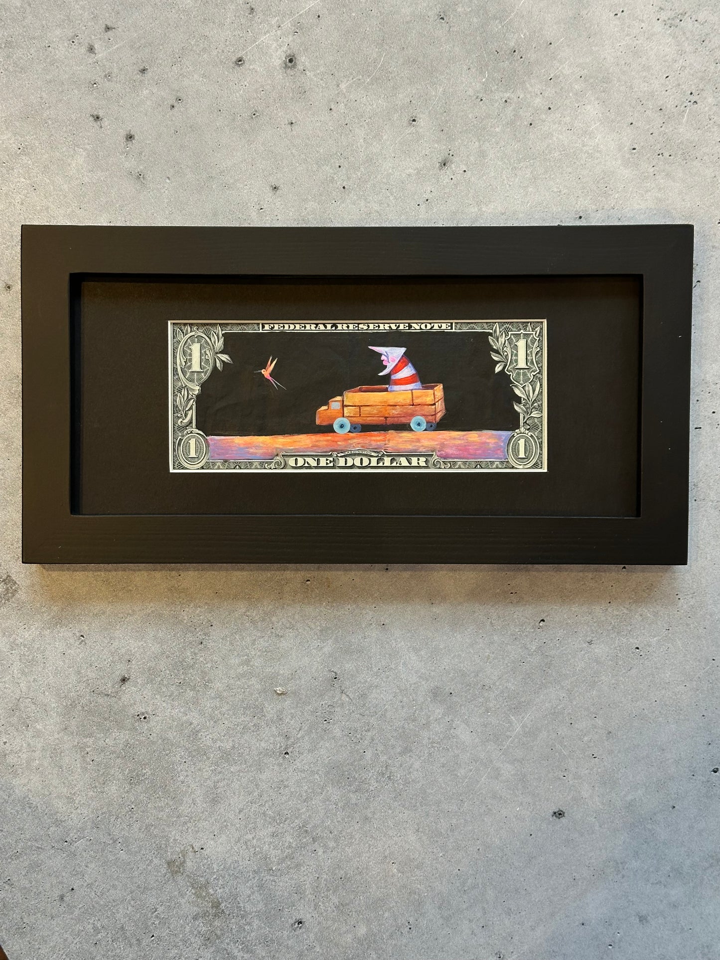 Dollar Migrante - Original illustrations - Framed