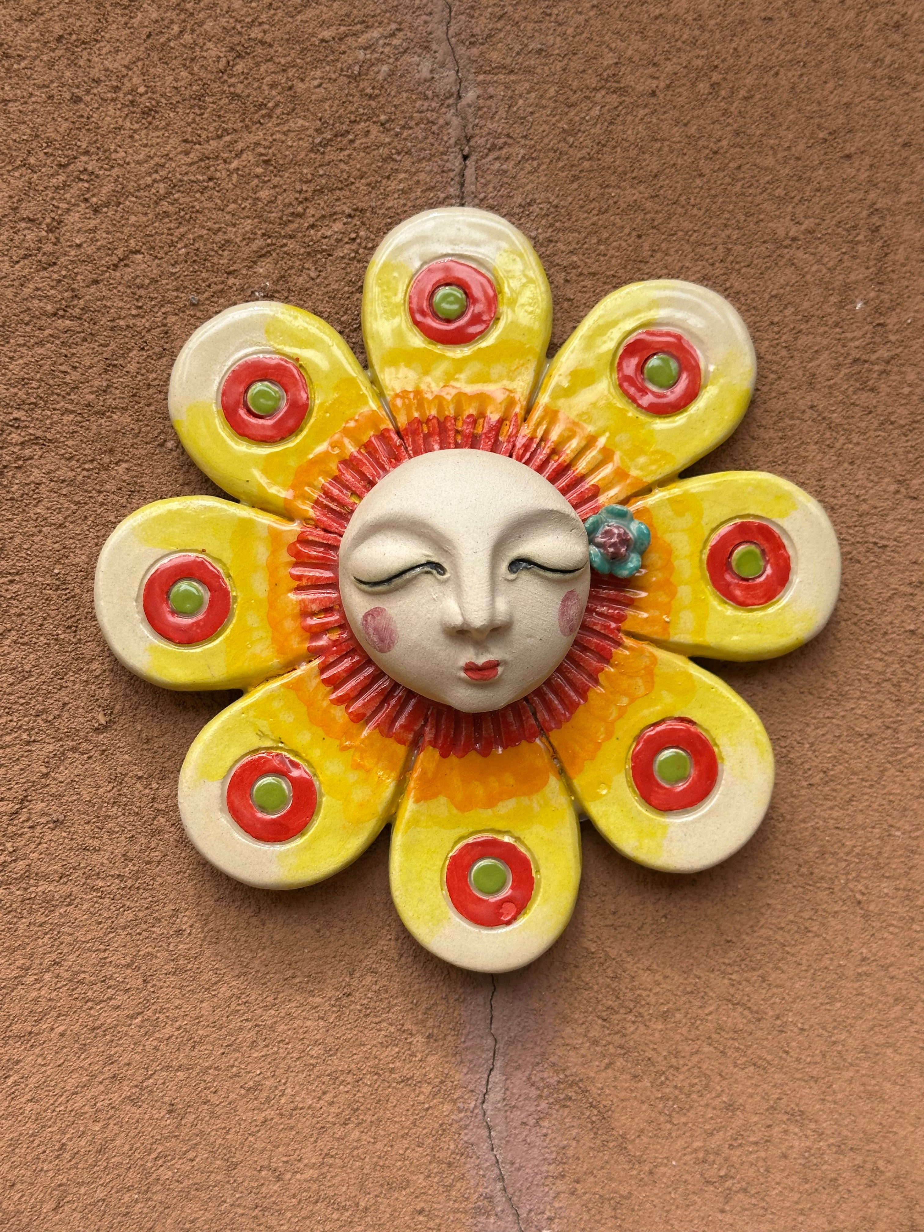 Flower Wall Art - Ceramic