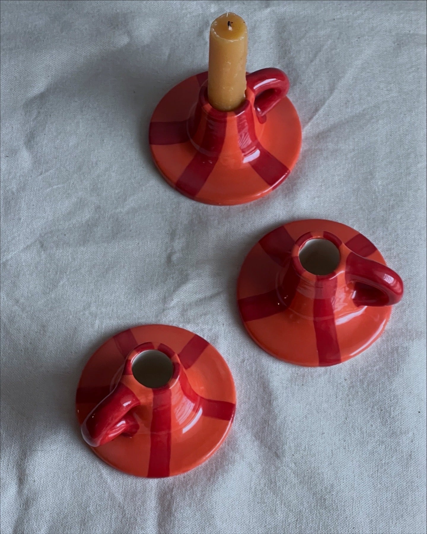 Candle Holder ~ Assorted Colors