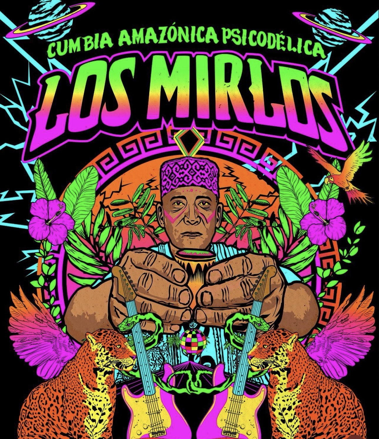 T-shirt Los Mirlos - Cumbia Amazonica y Psicodelica
