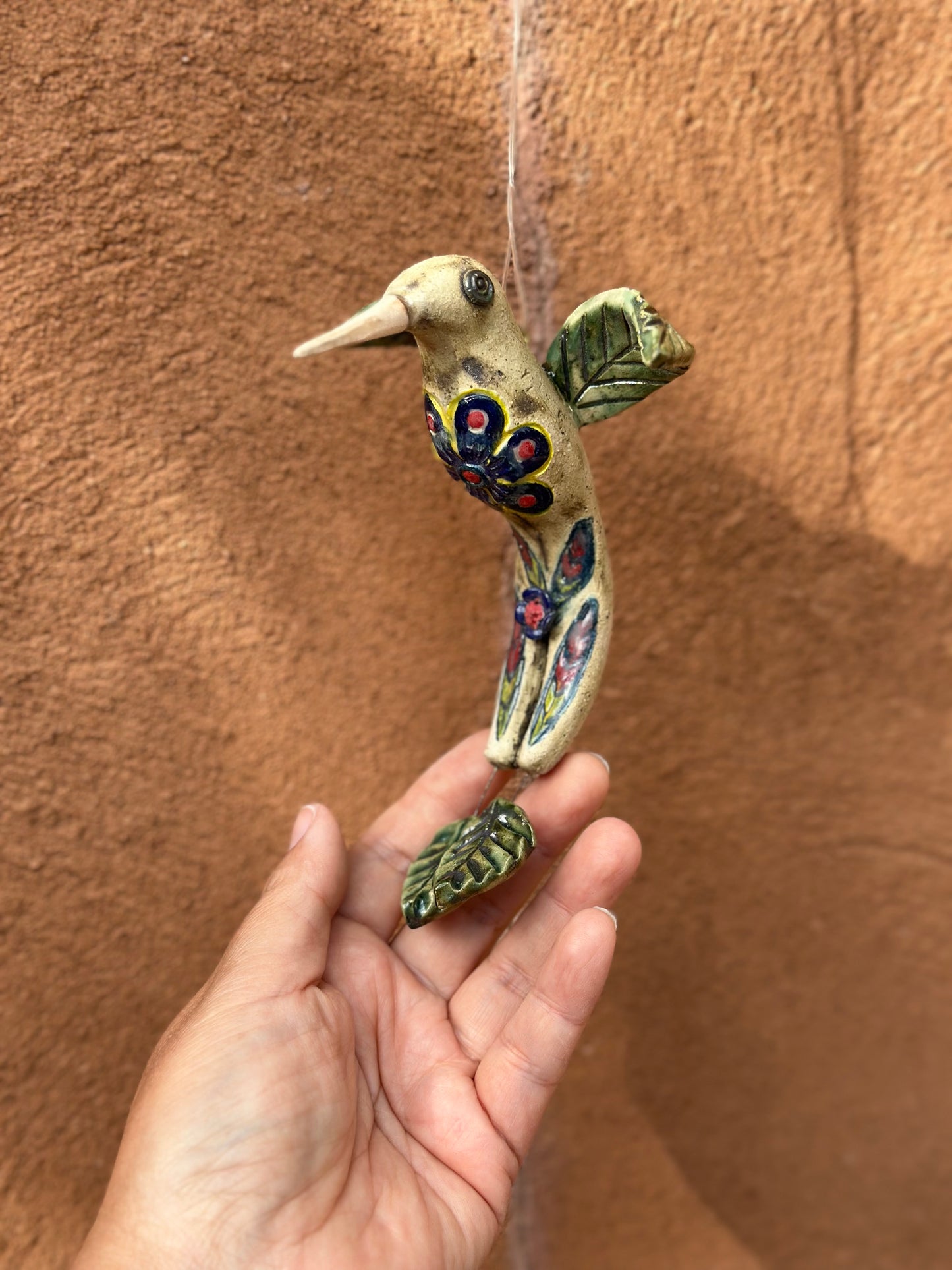 Long Tail Hummingbird - Flower design