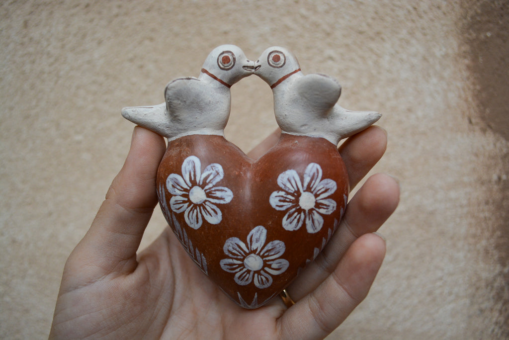 Little heart with birds - wall