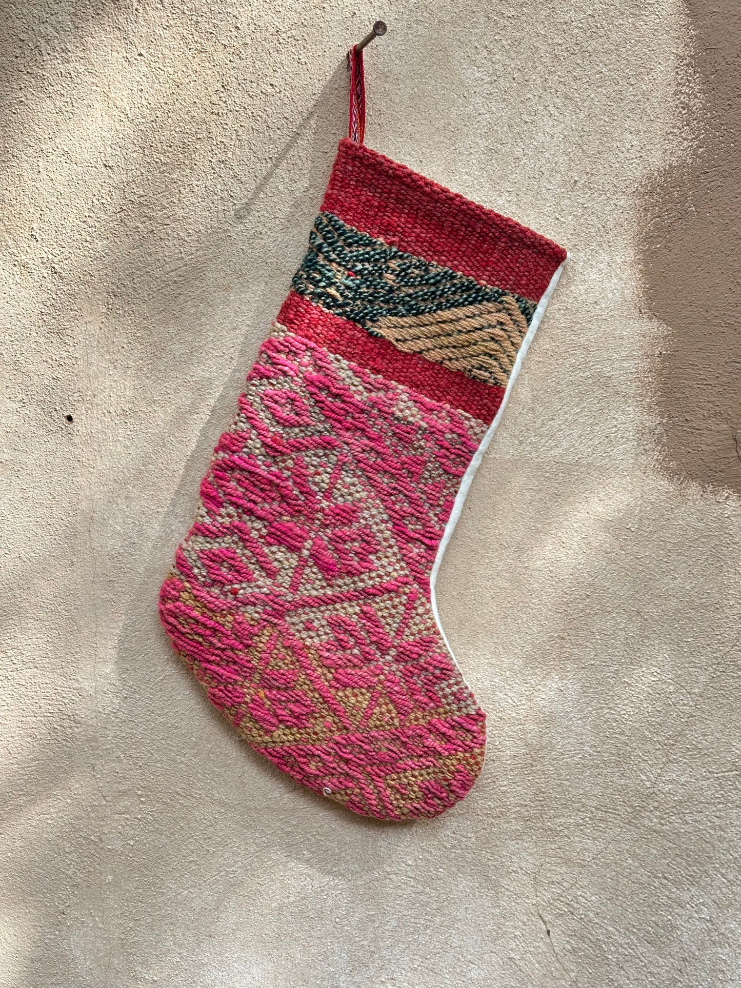 Stockings - solid color back - upcycled Andean Textiles