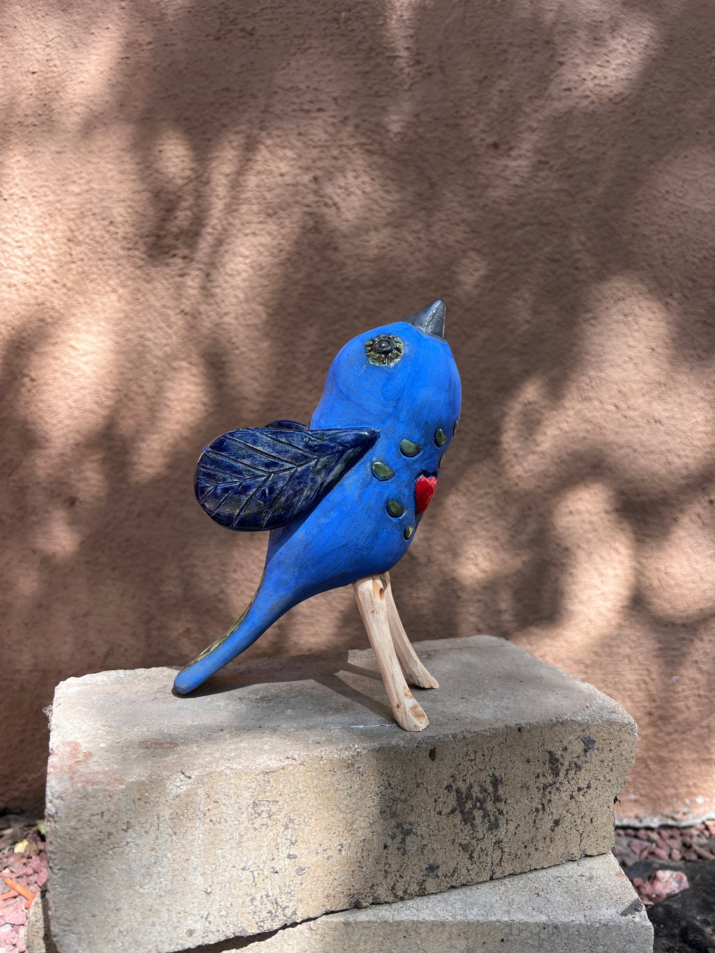 Blue Bird Sitting