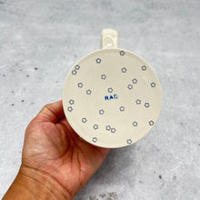 Load image into Gallery viewer, White Polk dots mug - Porcelain
