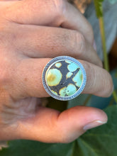 Load image into Gallery viewer, Blue Moon Turquoise ~ sterling silver ring - Size 7.5
