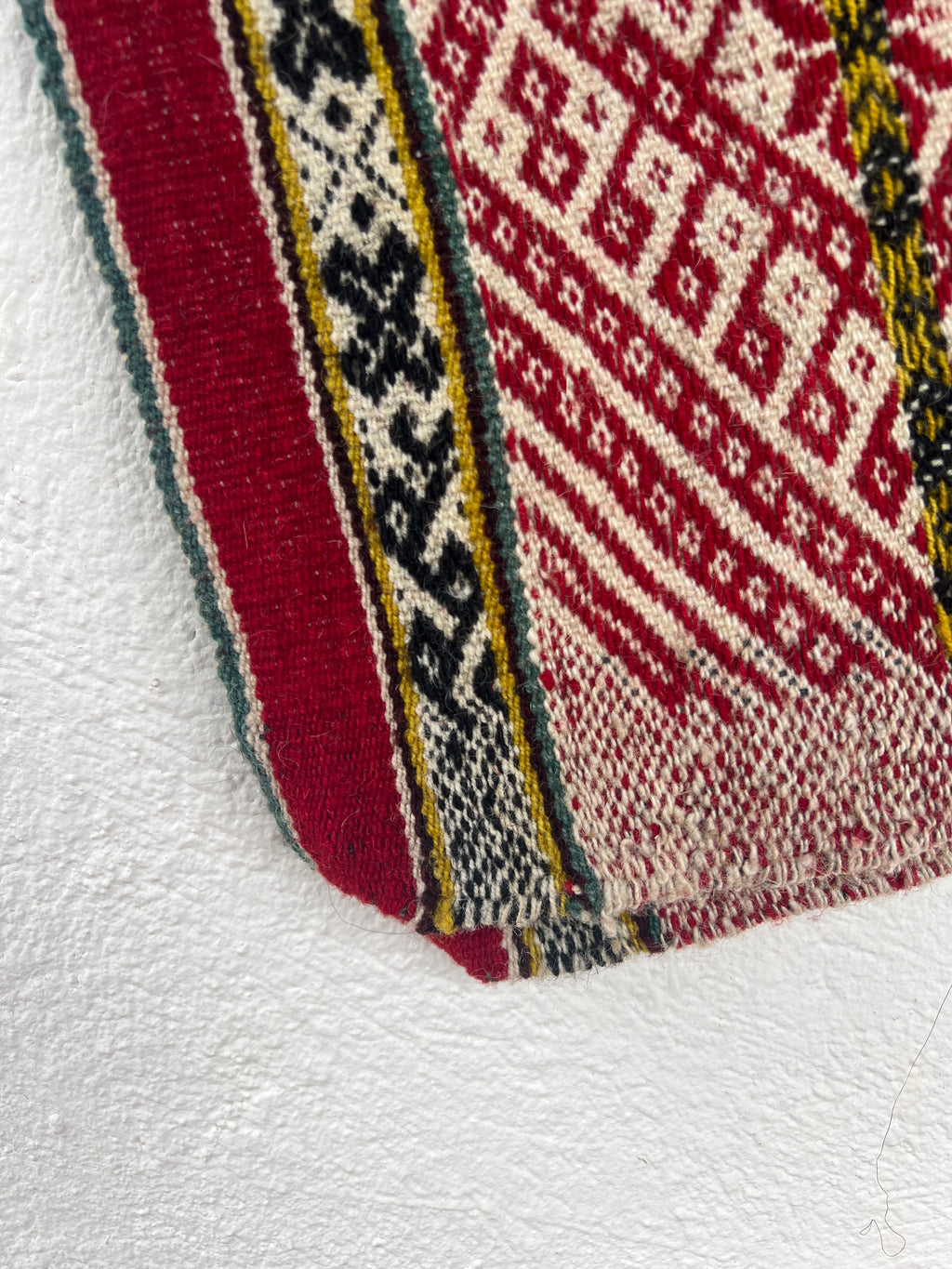 Handwoven Cropped Poncho