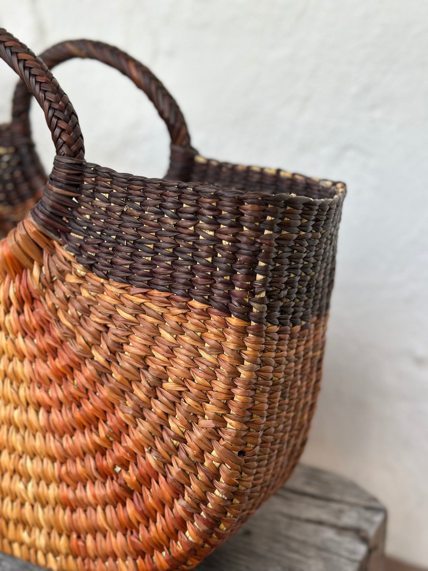 Hand basket ~ browns