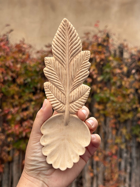 Leaves Wooden Spoon
