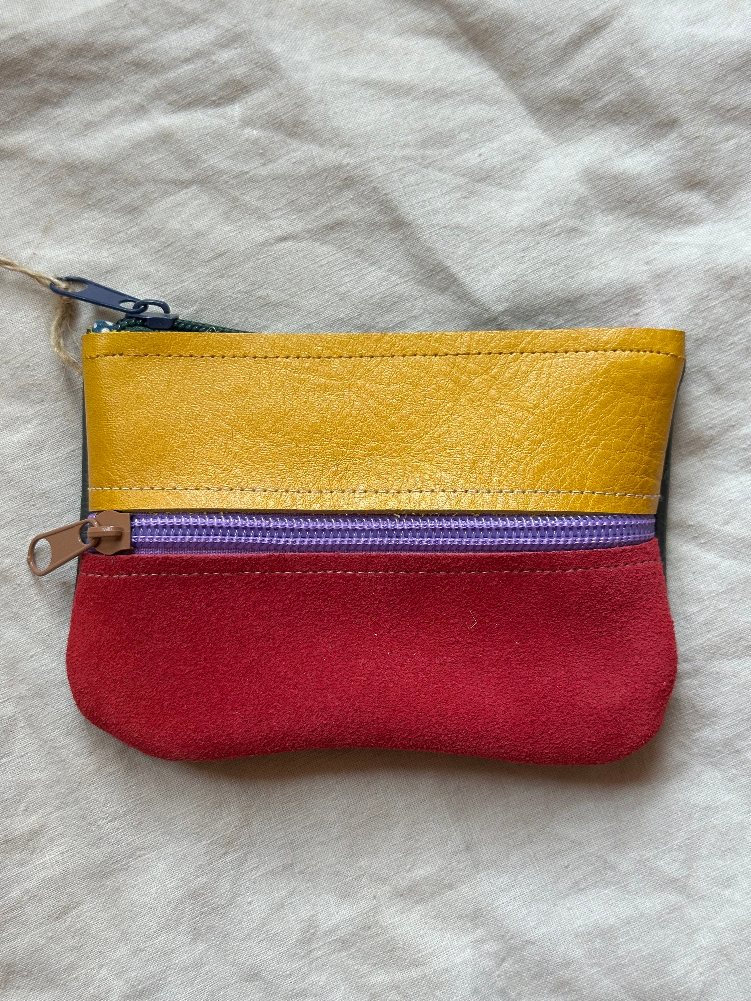 Small Zip Leather Wallets