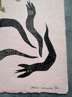 Diabla por Siempre- Lino Print 11.5" x 15"