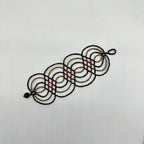 Bracelet Ikish - Black, Sand, Rust
