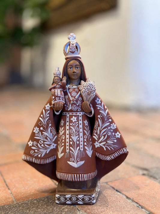 Virgen de Cocharcas ~ ceramic sculpture