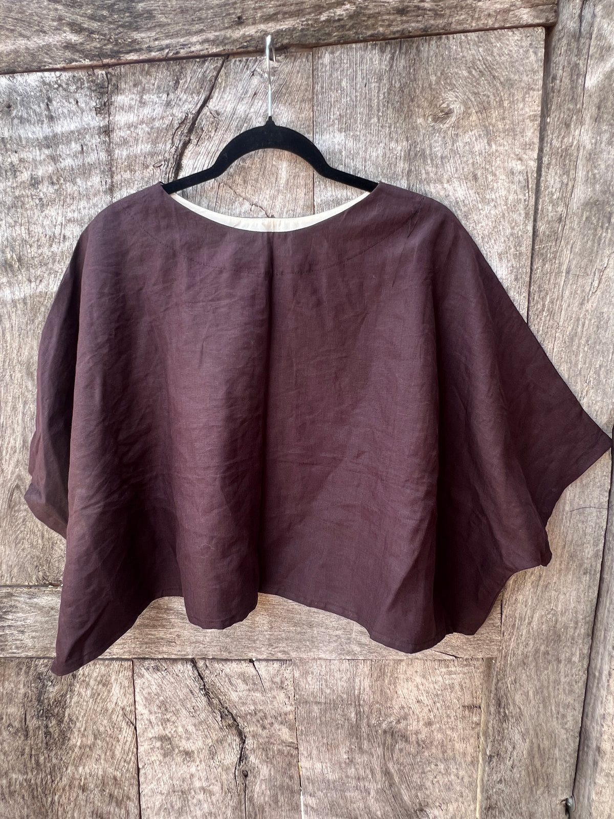 Screenprinted Draped Top • One Size Fits All