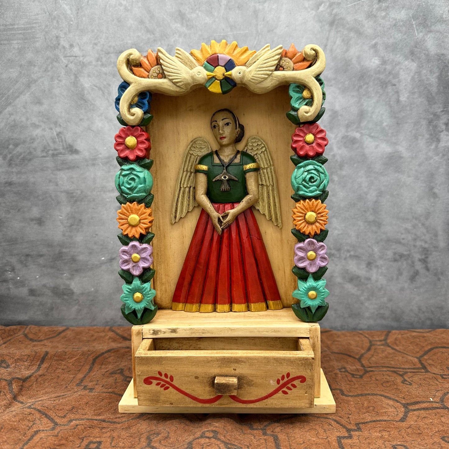 Retablo "Frida con Alas"