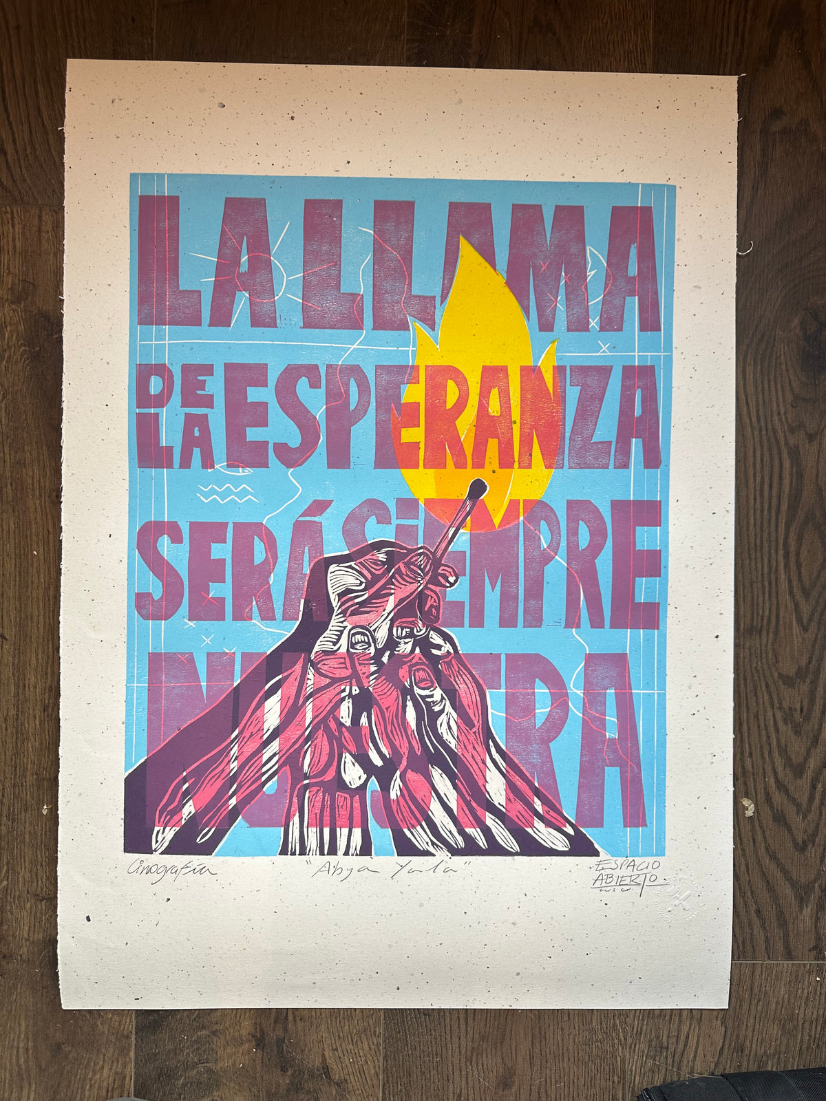 Abya Yala - Linocut 16.5" x 23.5"
