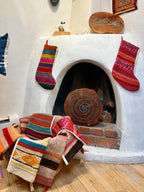Stockings - solid color back - upcycled Andean Textiles