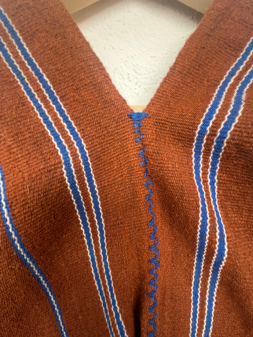 Handwoven Wool Poncho