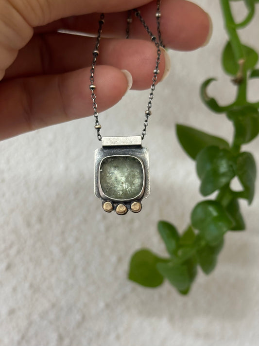 Prehnite Sunset Necklace