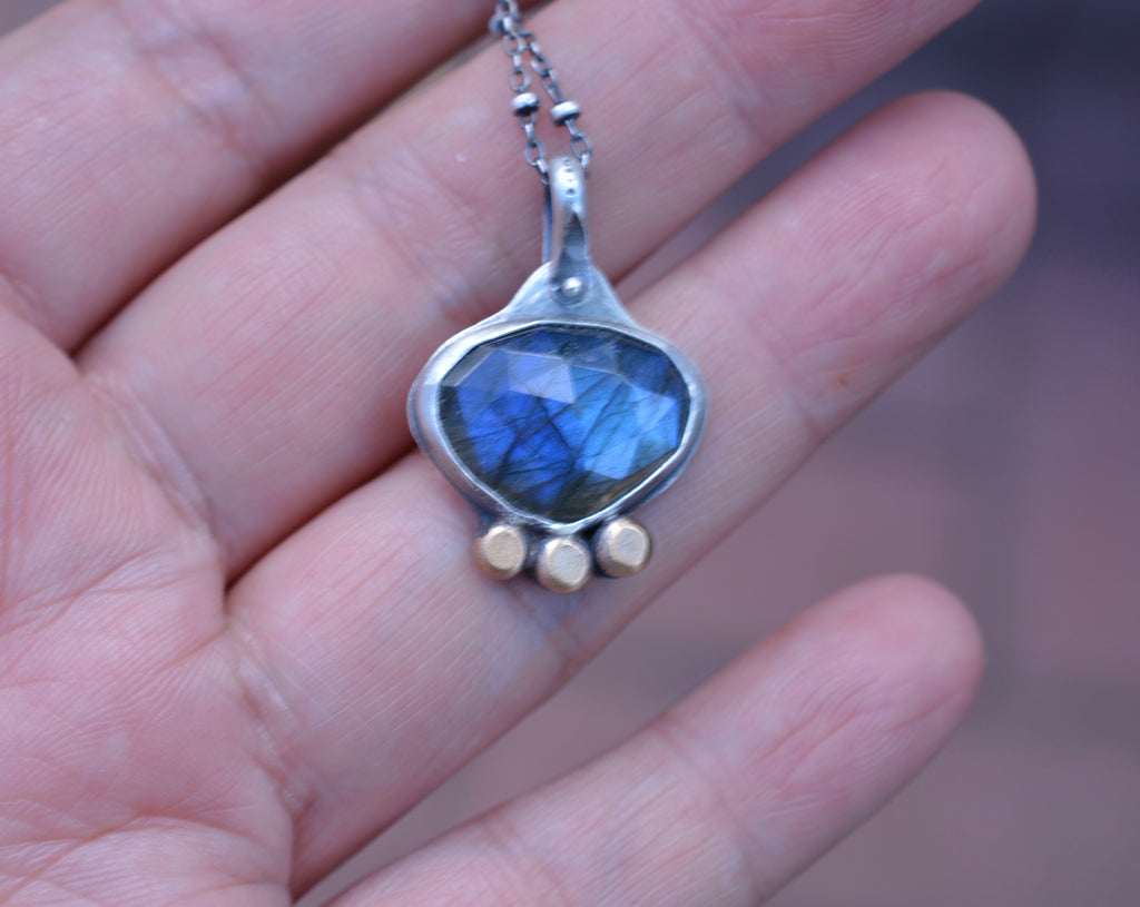 Labradorite & Sterling Silver ~ Necklace