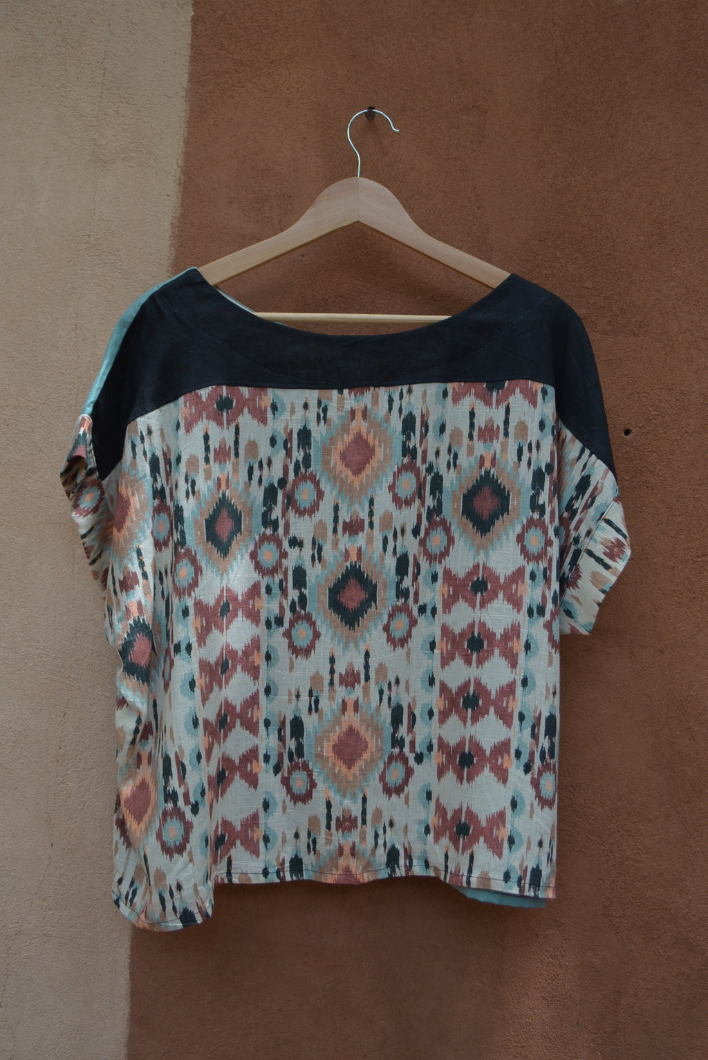 Screenprinted Box top • L • linen & cotton