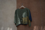 Drapped Top • Linen Screen printed