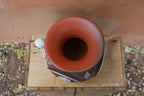 Turkey Flower Vase - Brown and Sand