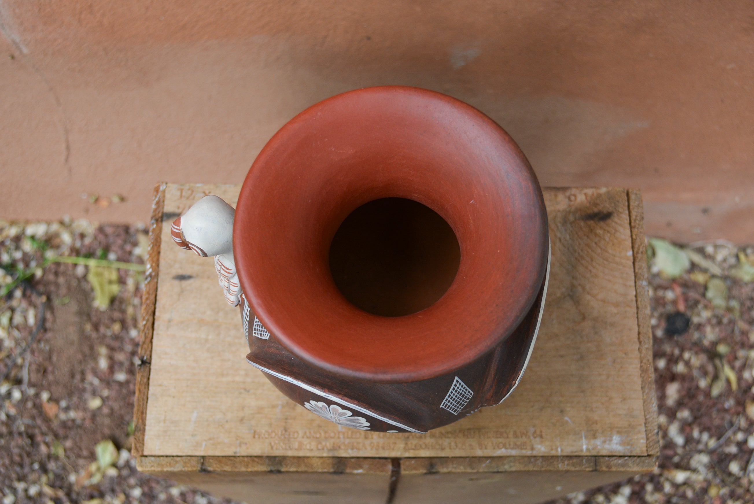 Turkey Flower Vase - Brown and Sand
