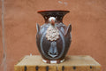 Turkey Flower Vase - Brown and Sand