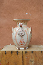 Turkey Flower Vase - Brown and Sand