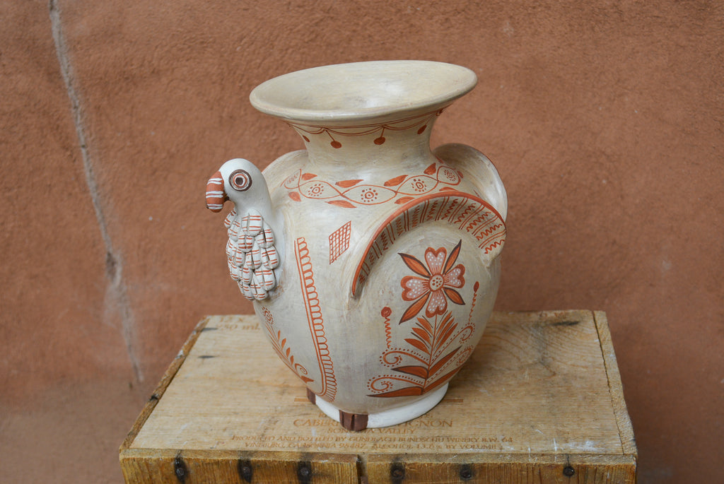 Turkey Flower Vase - Brown and Sand