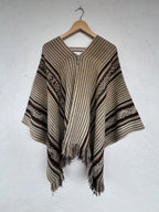 Handwoven Alpaca Wool Poncho