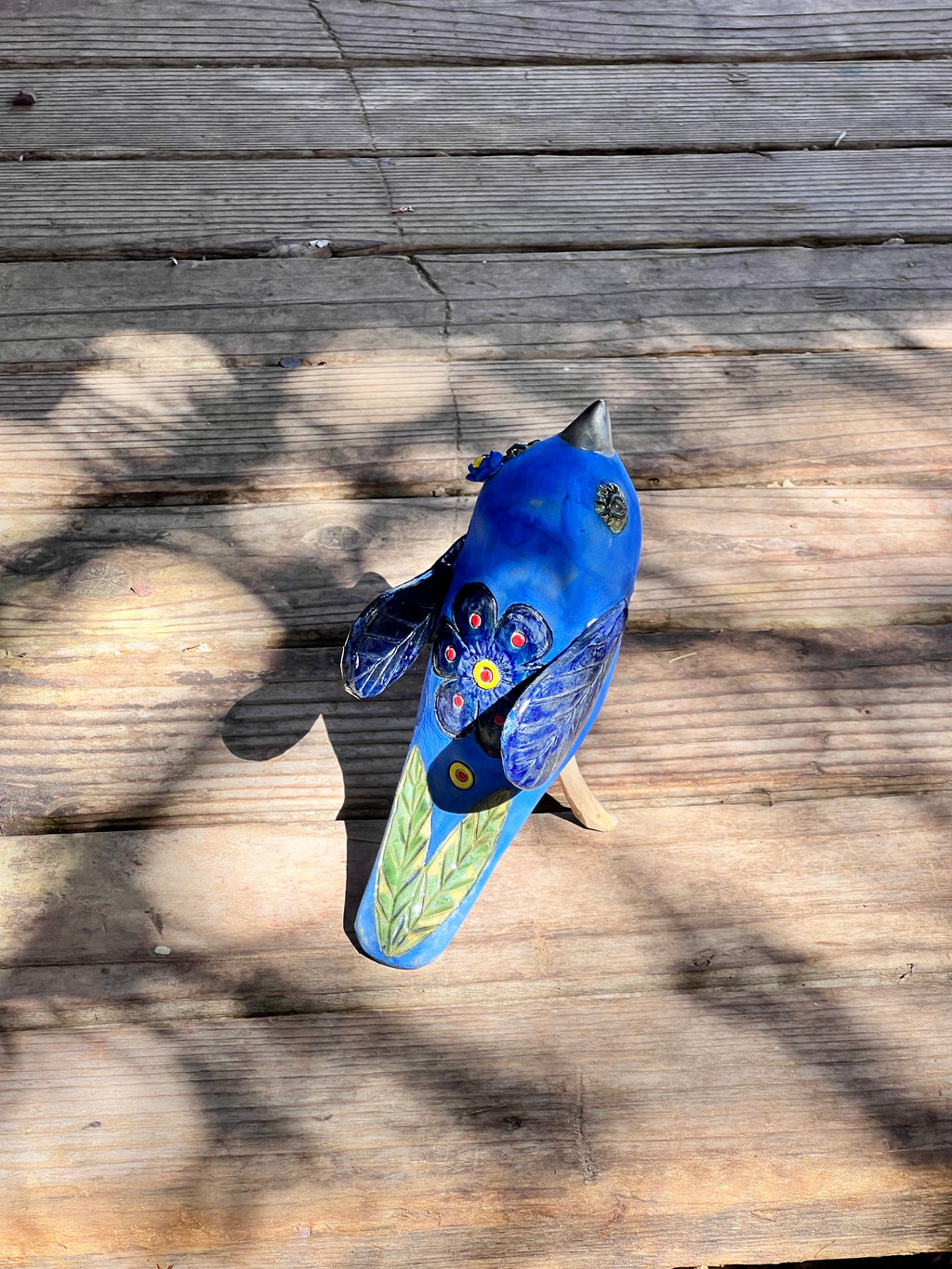 Blue Bird Sitting