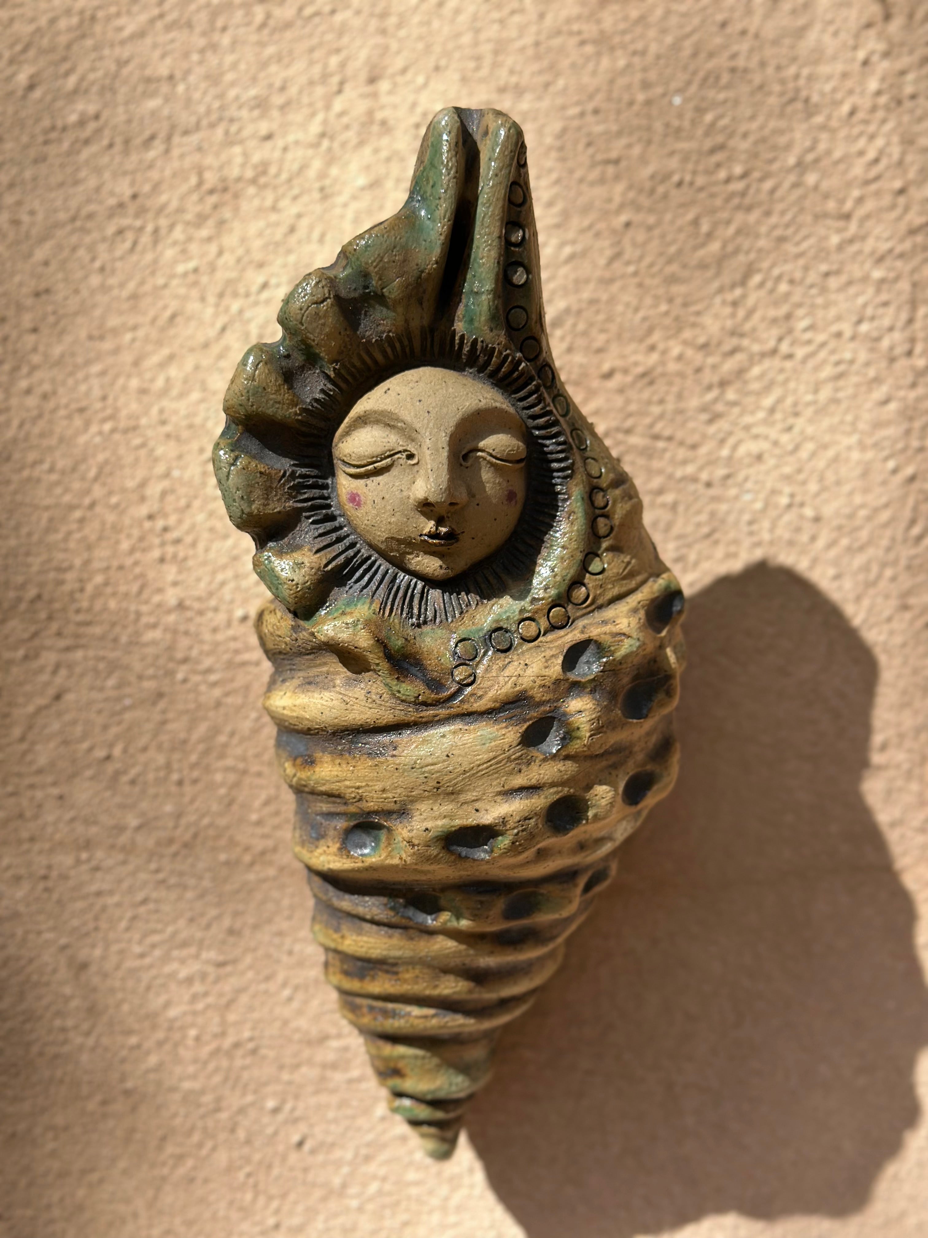 Wall Hanging ~ Baby Shell ~ Stone Hearth Color