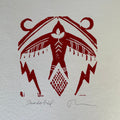 Thunderbird - Block Print 8” by 8”