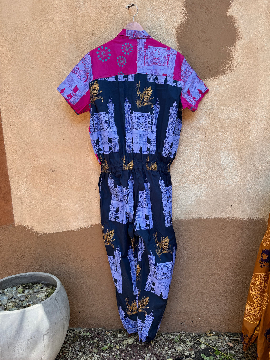 Screenprinted jumpsuit ~ X-Large