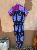 Screenprinted jumpsuit ~ X-Large