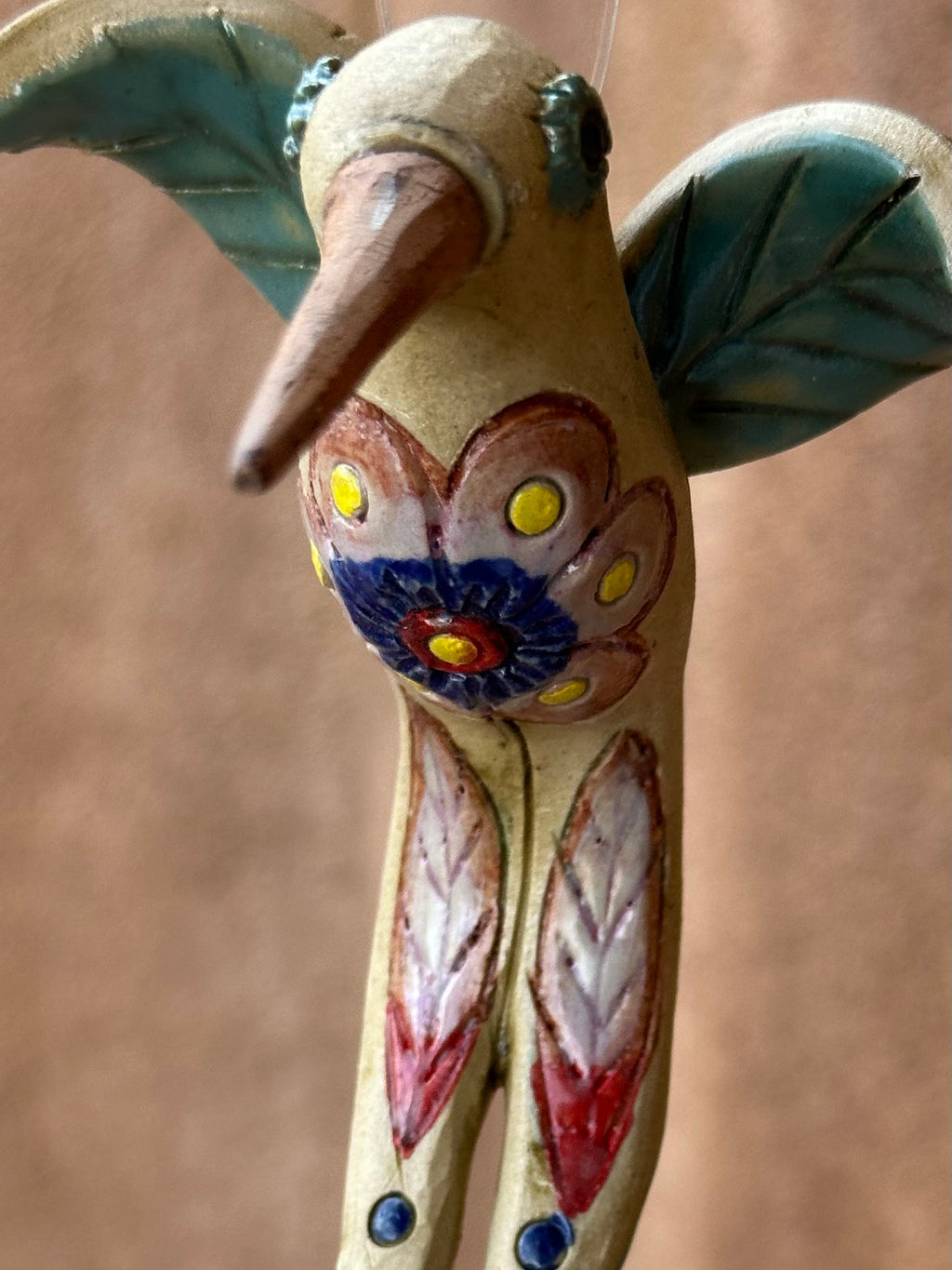 Long Tail Hummingbird - Pink Flower design