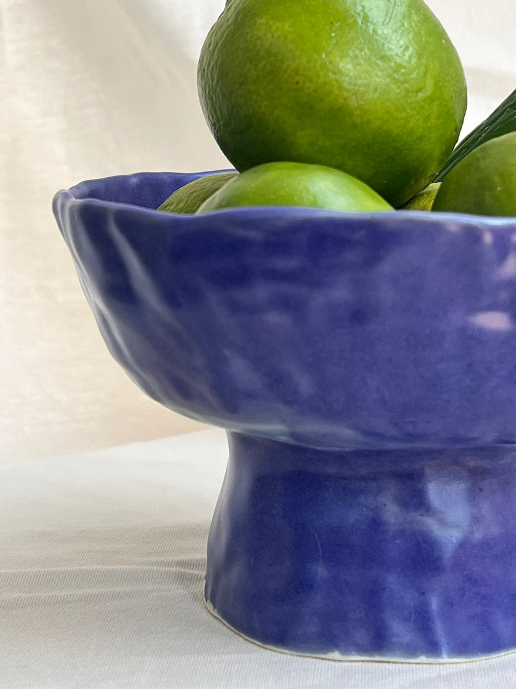 Blue - Fruit bowls Pedestal