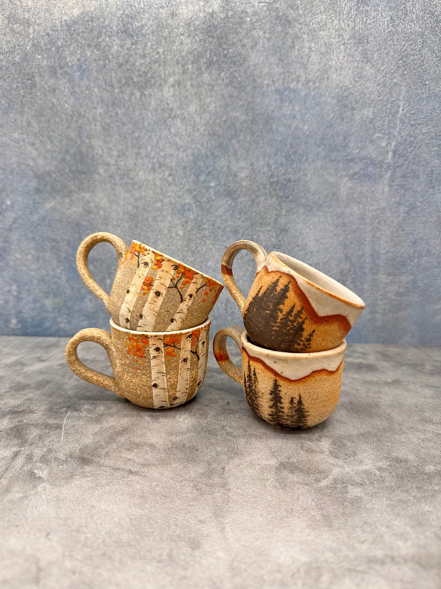 Aspen and Pine little Mugs - espresso