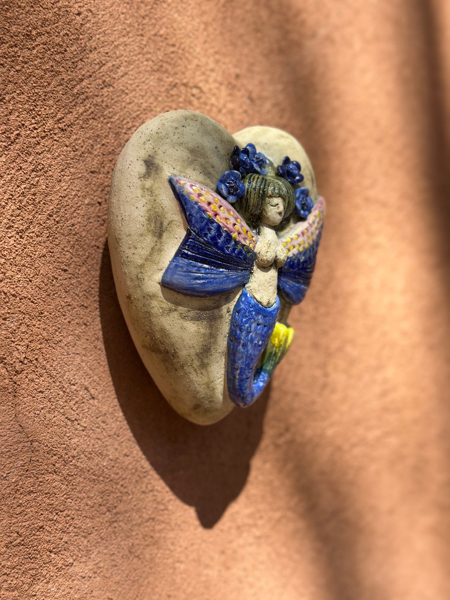 Ceramic Heart with Mermaid Wall Art - Limited Edition